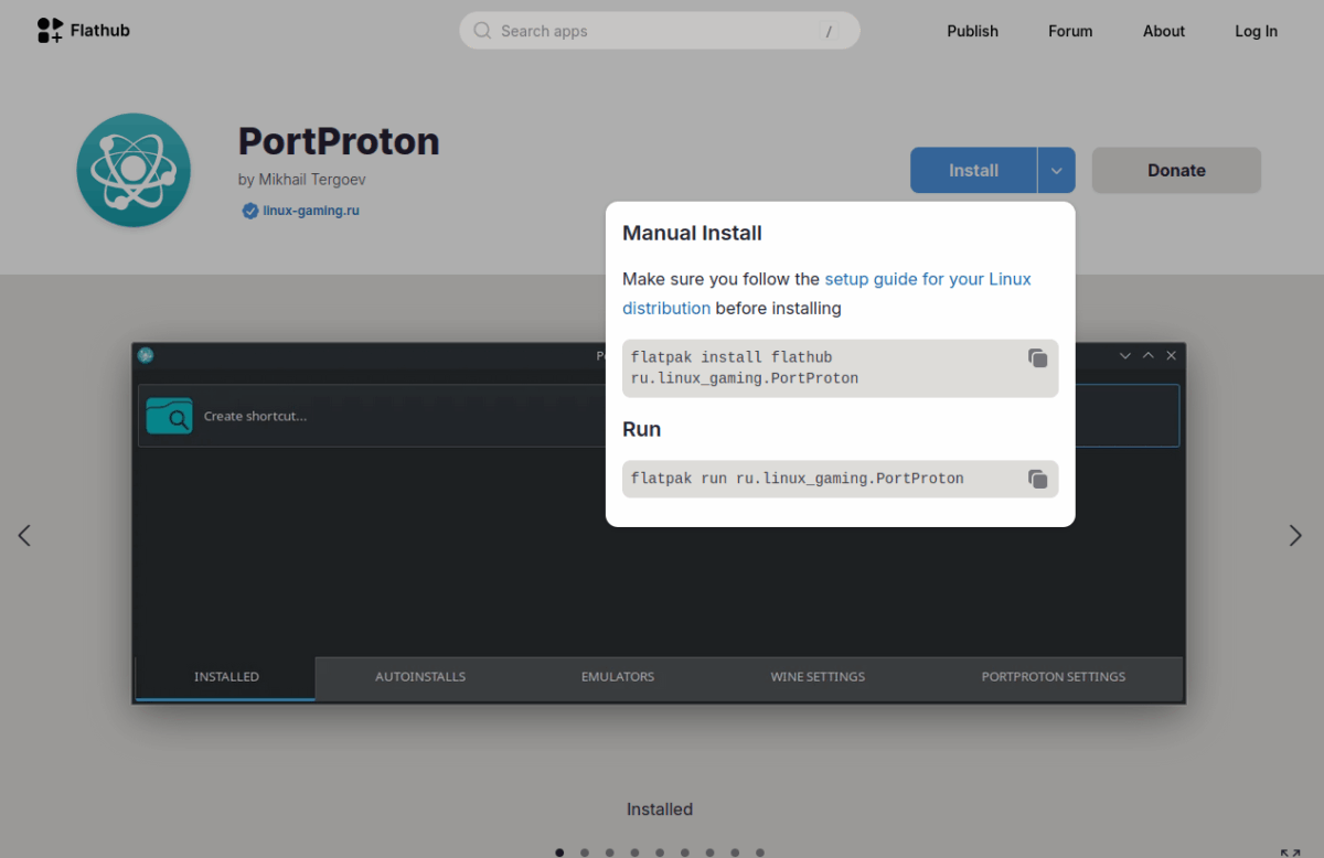 Решение проблем при установке Port Proton на Linux
